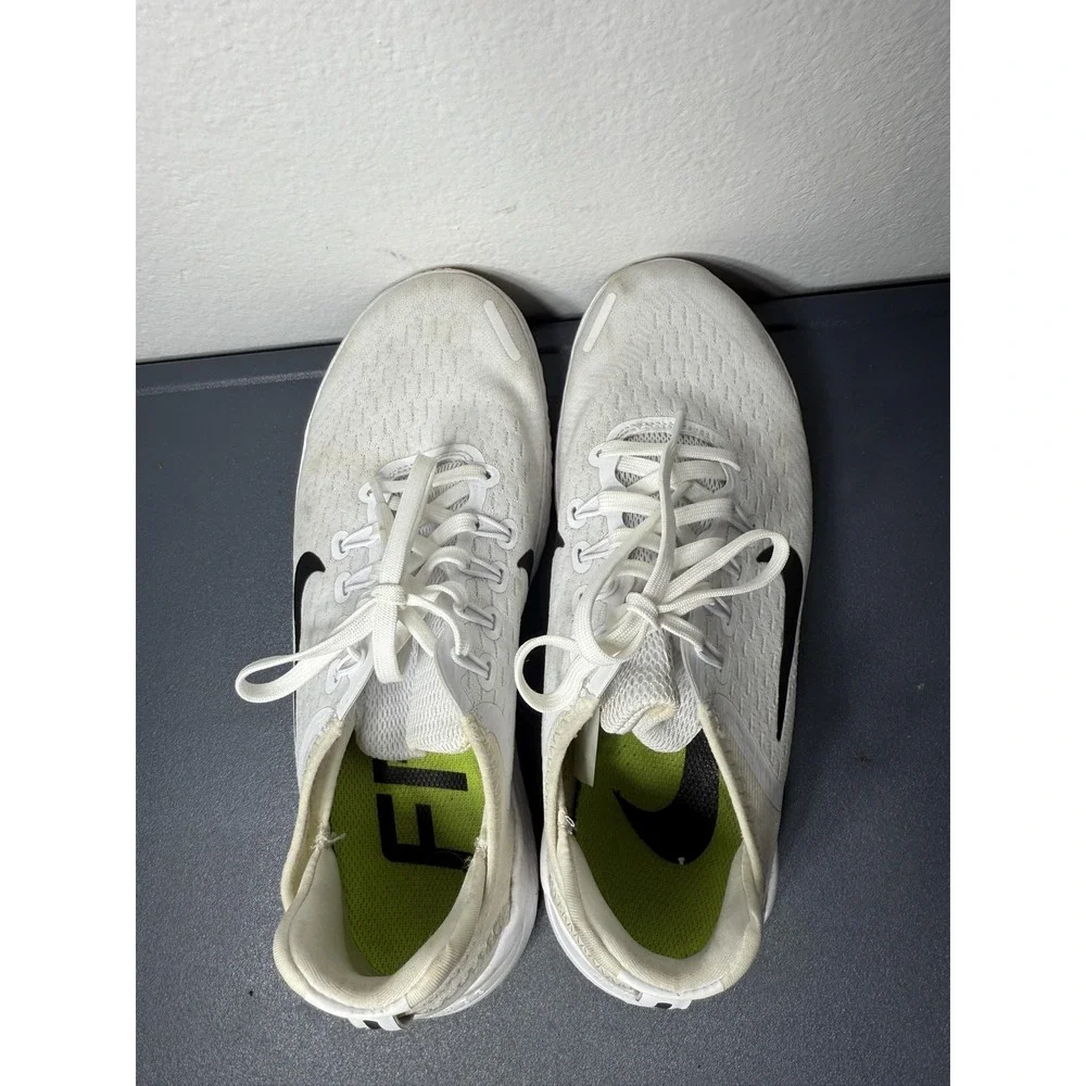 Nike Free RN‎ 2018 Shoes Mens Size 8 White Black Running Sneakers 942836-100